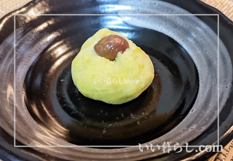 電子レンジで作った芋きんとんの画像